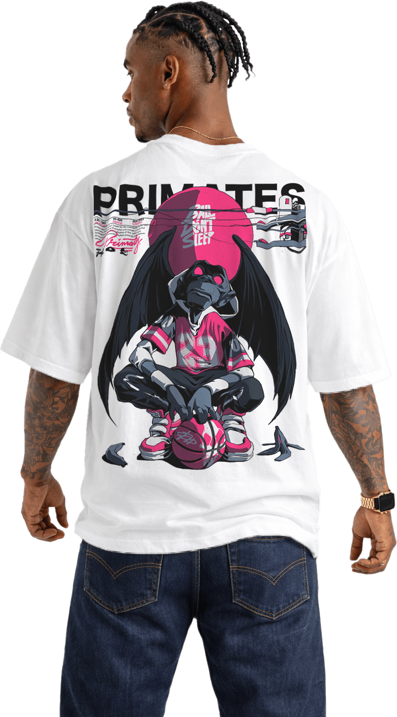 Concrete Jungle Tee — Bone White